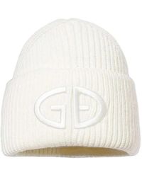 Goldbergh - Valerie Logo-Embroidered Ribbed-Knit Beanie Hat - Lyst