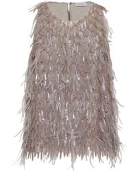 Brunello Cucinelli - Dazzling Oberteil Mit Stickerei - Lyst
