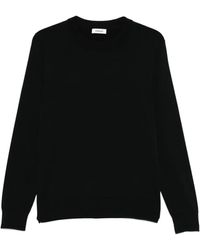 Sandro - Rundhals-Pullover Mit Geripptem Saum - Lyst