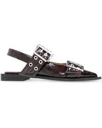 Ganni - Eco Leather Shoes - Lyst