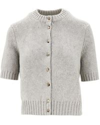 KHAITE - Nora Cashmere Cardigan - Lyst