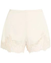 Reformation - Lace Trim Shorts - Lyst