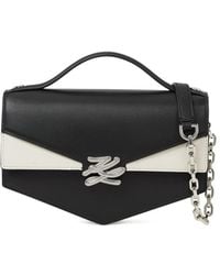 KARL LAGERFELD - Karl Studio Small Autograph Tote Bag - Lyst