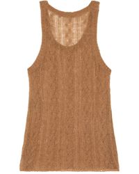 Alanui - Desert Drift Cable-Knit Tank Top - Lyst