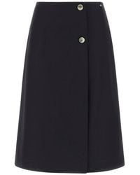 Herno - Jupe Mi-Longue À Coupe Évasée - Lyst