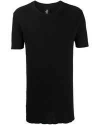 Thom Krom Longline Ribbed T-shirt - Black