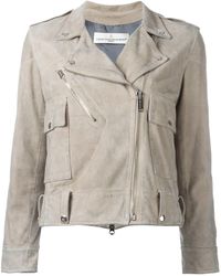 Golden Goose Deluxe Brand Classic Biker Jacket - Natural