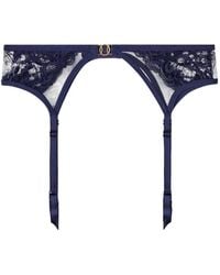 Aubade - Feeling Myself Lace-Panel Suspender Belt - Lyst