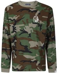 BBCICECREAM - Camo-Print Waffle-Knit T-Shirt - Lyst