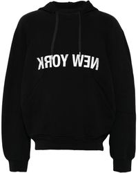 Helmut Lang - Logo-Print Hoodie - Lyst
