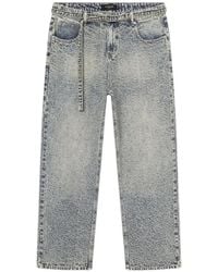 don't waste culture - Corentinel Acid-Wash Belted Jeans - Lyst