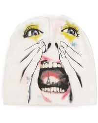 HELLSTAR - Graphic-Print Beanie Hat - Lyst