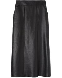 Ermanno Scervino - Leather Midi Skirt - Lyst