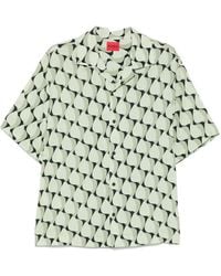 HUGO - Abstract-Print Shirt - Lyst