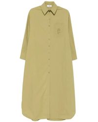 Marc Ellis - Embroidered-Logo Midi Dress - Lyst