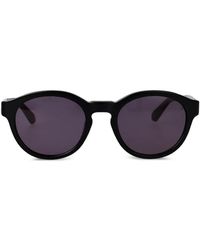 Calvin Klein - Round-Frame Sunglasses - Lyst