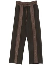 SONIA CARRASCO - Contrast-Panel Drawstring Trousers - Lyst