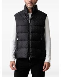 ARMANI EXCHANGE - Gilet Matelassé À Motif Monogrammé - Lyst