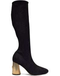 Casadei - Block-Heel Over-The Knee Boots - Lyst