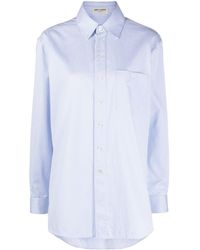 Saint Laurent - Long-sleeve Button-down Shirt - Lyst