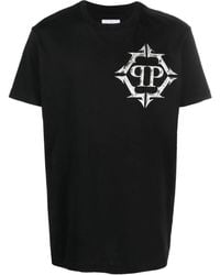 Philipp Plein - Ss Chrome Round-Neck T-Shirt - Lyst