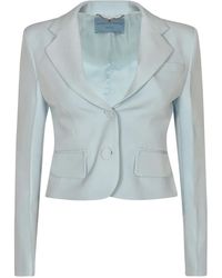 Ermanno Scervino - Single-Breasted Cropped Jacket - Lyst