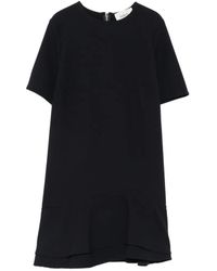 Ba&sh - Ilona Ruffle-Hem Short-Sleeve Mini Dress - Lyst