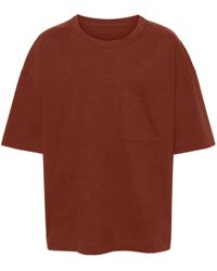 Lemaire - Cotton-blend T-shirt - Lyst
