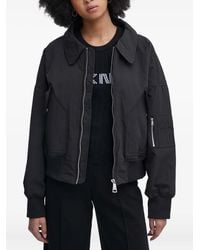 DKNY - Collared Zip Jacket - Lyst
