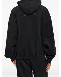 Vetements Black Free-hugs.com Normal Fitted Zip Hoodie for Men