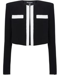 Balmain - Spencer Cropped Jack - Lyst