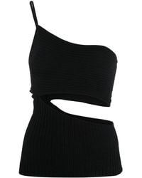 ANDREADAMO - Haut Asymétrique À Découpes - Lyst