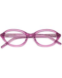 Retrosuperfuture - Brille Mit Ovalem Gestell - Lyst