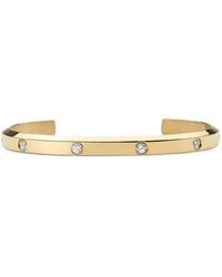 Daniel Wellington - Crystal-Embellished Cuff Bracelet - Lyst