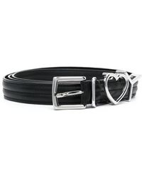 Y. Project - Heart Logo-plaque Leather Belt - Lyst