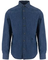 Jacob Cohen - Logo-Embroidered Button-Down Shirt - Lyst