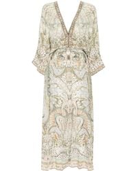Camilla - Kleid mit "Ivory Tower Tales"-Print - Lyst