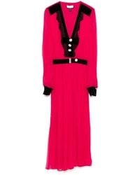 Nissa - Belted Midi Dress - Lyst