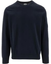 C.P. Company - Sleeve-Pocket Crew-Neck Sweater - Lyst
