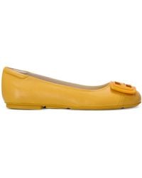 Hogan - H661 Patent-Leather Ballerina Shoes - Lyst