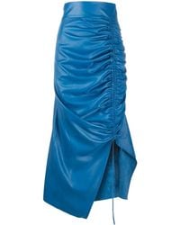 Matériel - Ruched Asymmetric Skirt - Lyst
