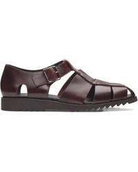 Paraboot - Pacific *Icon Cowhide Leather Spider Sandals With Rubber Sole - Lyst