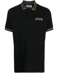 Versace Jeans Couture - Polo À Détail De Chaîne - Lyst