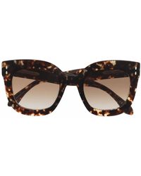 Isabel Marant - Tortoise-Shell Cat-Eye Sunglasses - Lyst