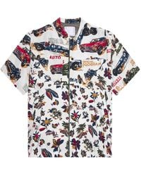 Sacai - Race-Car Tropical-Print Shirt - Lyst
