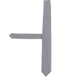 BOSS - Geometric-Pattern Silk-Blend Tie - Lyst