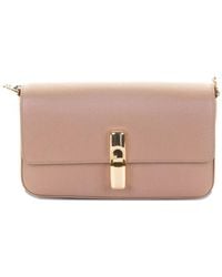 Furla - Lock-Detail Leather Shoulder Bag - Lyst