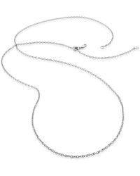 Monica Vinader - 32"/81Cm Adjuster Rolo Chain - Lyst