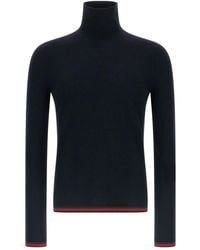 Gucci - High-Neck Ribbon Web Sweater - Lyst