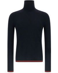 Gucci - Web Trui Met Hoge Hals En Lint - Lyst